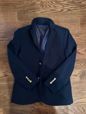 Crewcuts Navy Blazer with Gold-Tone Buttons